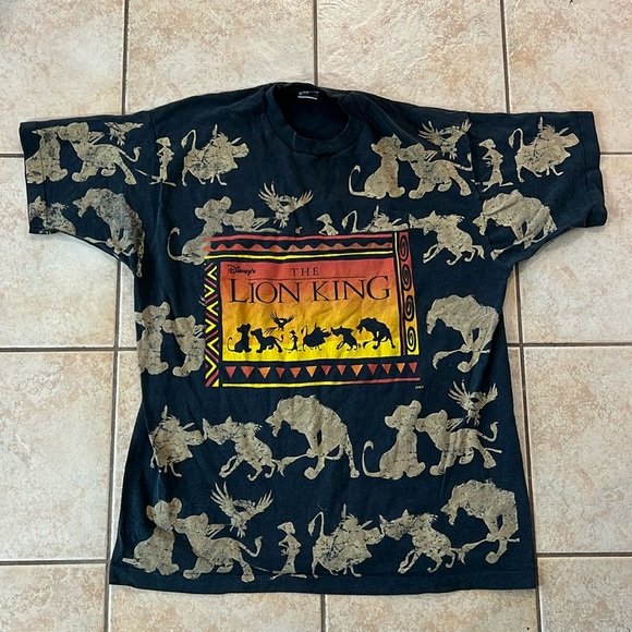 Vintage RARE 90s‎ Single Stitch THE LION KING Tshirt, Sz XL